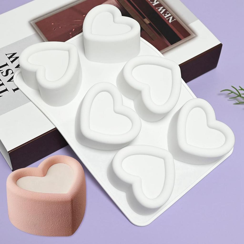 Silicone Mousse Cake Mold Square Flower Easy Using Non-stick Chocolate Dessert Baking Mold for Cake Decorating DIY Bakeware Tool