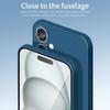 PINWUYO JK Touching Series For iPhone 16 Case Fiber Flocking Liner Soft TPU Phone Cover