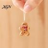 Decorative Pendants for Garlands 4 Pcs Gingerbread Christmas Ornaments, Candy Cane, Tree, Lollipop, Sweet Style Ornaments Man Xmas Tree Hanging