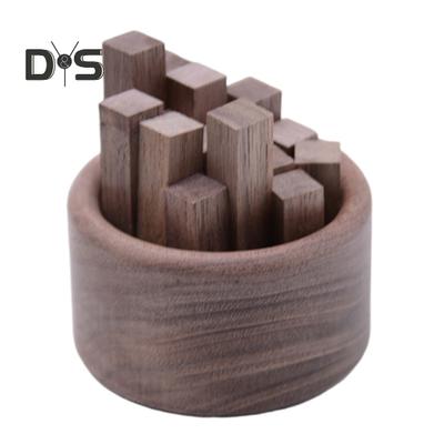 Difusor de aromaterapia de madera redondo para coche, difusor de aceites esenciales con base expansible y fragancia de madera natural, decoración de escritorio para el hogar y la oficina