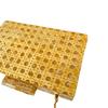 Vintage Dinner Clutch Bag Rattan Acrylic Bag Shoulder Bag Chain Messenger Women'S Bag