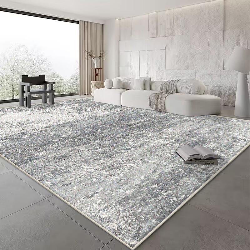 Nordic Abstract Carpet Living Room Light Luxury Decoration Sofa Coffee Tables Rug Bedroom Bedside Easy Clean Soft Mat Non-slip