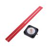T-type Compass Angle Scoring Ruler Adjustable 360° Angle Aluminum Woodworking Precision Scriber Durable Portable Marking Gauge