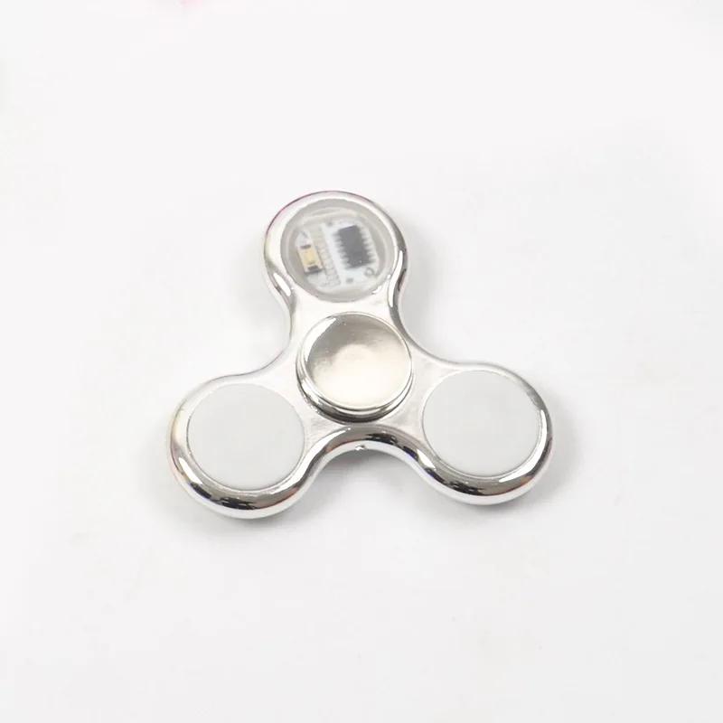 Luminous LED Fidget Spinner Hand Top Spinners Finger Stress Relief Toys for Kids Children Glow In Dark Light EDC Figet Spiner