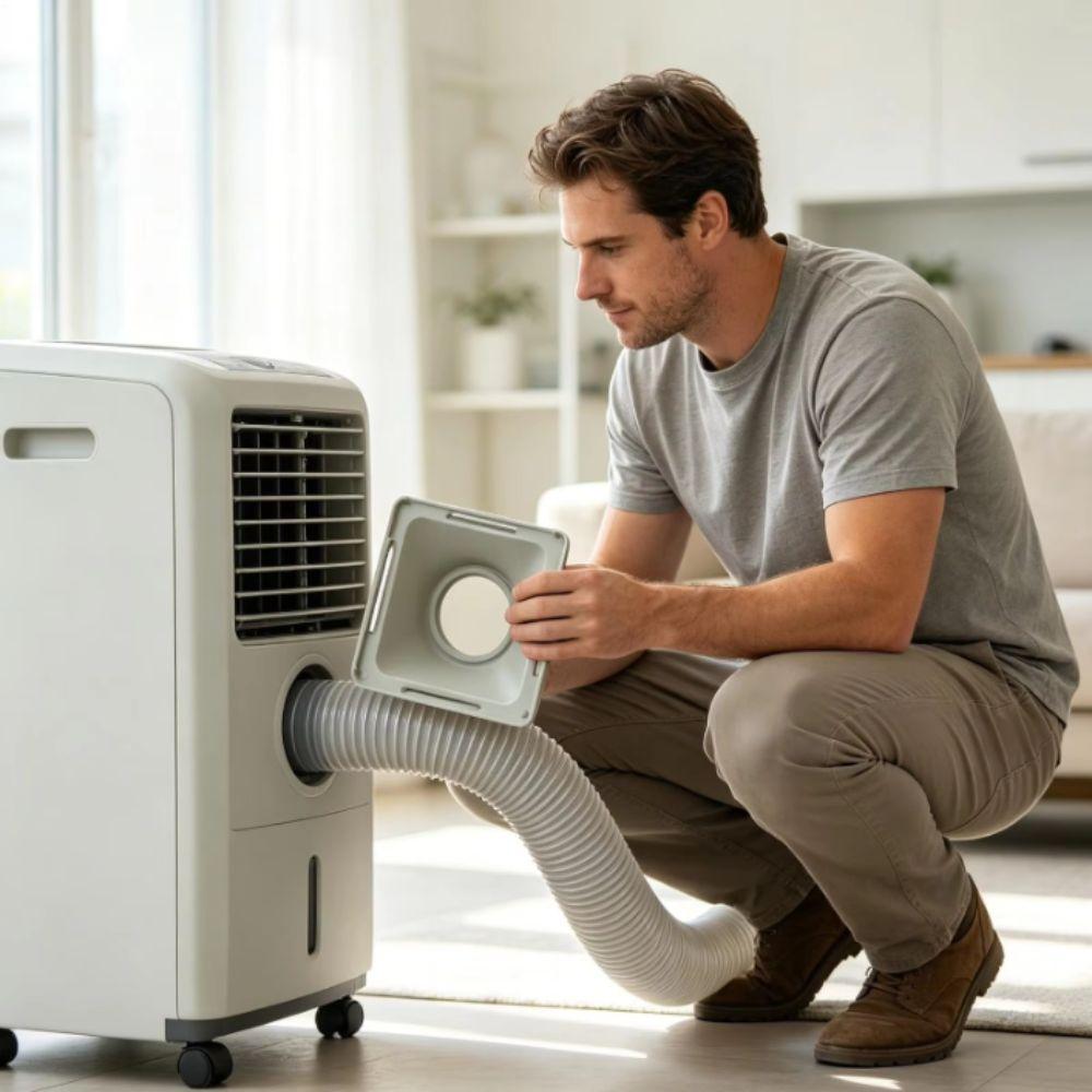 Connettore Tubo Condizionatore in Materiale ABS di Alta Qualità Condizionatore d'Aria Portatile