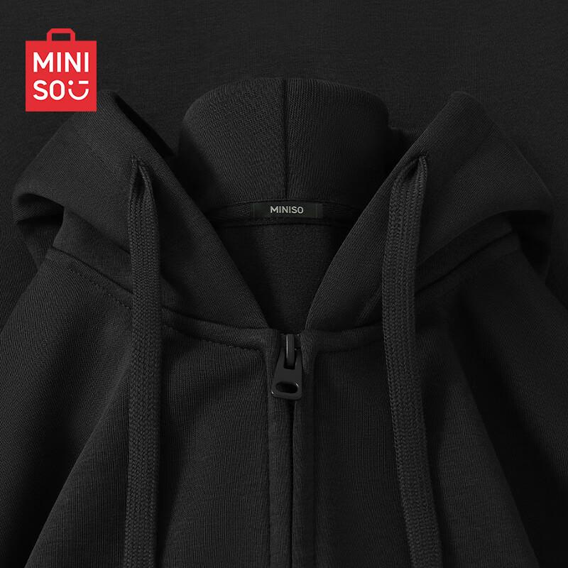 

MINISO Men s Relaxed Fit Full-Zip Hooded Sweatshirt XL