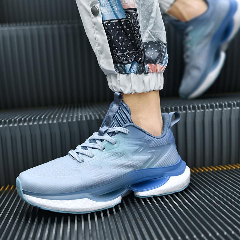 Men's Shoes Breathable Mesh Shoes Casual Sports Trendy Shoes Wear Resistant Lightweight Rebound Oversized Running Shoes