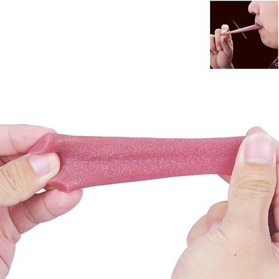 Trick And Prank Tongue Toy, Fake Tongue Simulation Tongue Magic Prop, Halloween April Fool'S Day Scare Toy