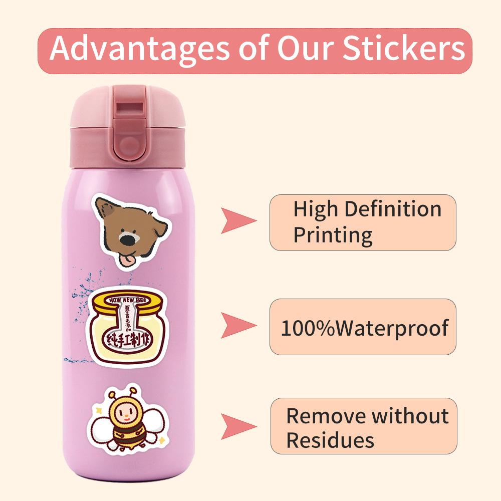 105 New Styles of Rear Steep Door Elements Graffiti Stickers Decorate Refrigerator Skateboard Water Cup Personalized Stickers
