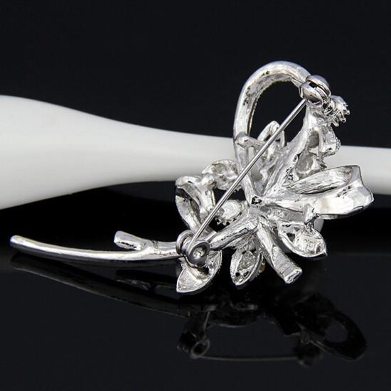 Versatile Rhinestone Pearl Brooch - Elegant Wedding & Banquet Accessory