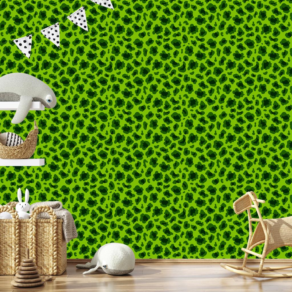 Lime Green, Bottle Green and Green Leather Wallpaper 50x1000