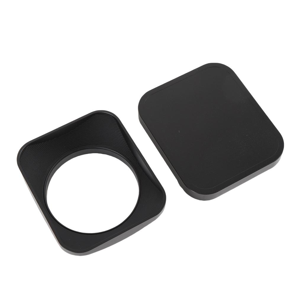 Camera Lens Hood Aluminium Alloy Accurate CNC Fine Processing Lens Hood Shade Protector with Cap