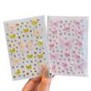 Cartoon Butterfly Rhinestone Face Stickers for Kids Self-Adhesive Gem Stickers for Stage Performance Makeup DIY Girl Dress Up Party Props