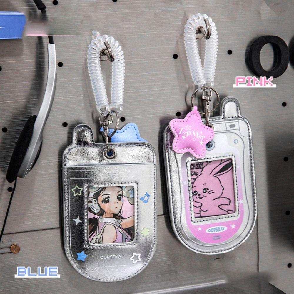 Mini Phone Mobile Phone Photocard Frame PU Leather Access Card Protective Case  Gift