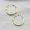 Minimalist Style Hoop Earrings with Silvery and Golden Color Perfect Ear Jewelry for Women Daily Casual Decor