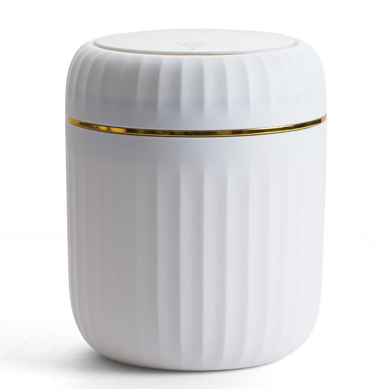 Push-Top Mini Desktop Trash Can for Home and Car