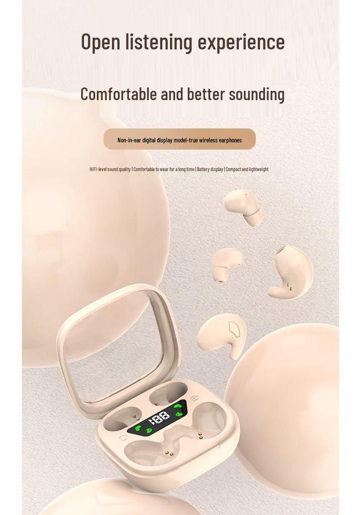 MD38 Dual Bluetooth Earbuds: Ultra-Thin, Mini, Universal with High-Quality Sound for Gaming & Sleep