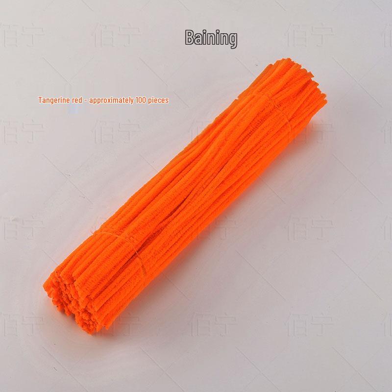 Macaron Color Extra Dense Handmade Flower Pipe Cleaners