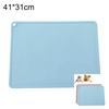 Silicone Pet Dog Cats Food Mat Waterproof Bowl Pad Anti-slip Feeding Placemat