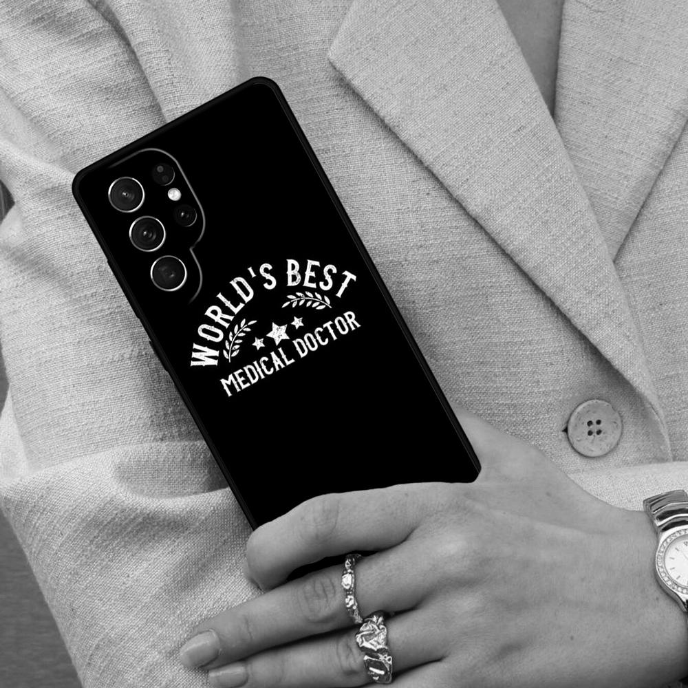 Nurse Heartbeat Design Cell Phone Case for Samsung Galaxy S26 Ultra S25 S24 S23 S22 S21 S20 Note10 Cover