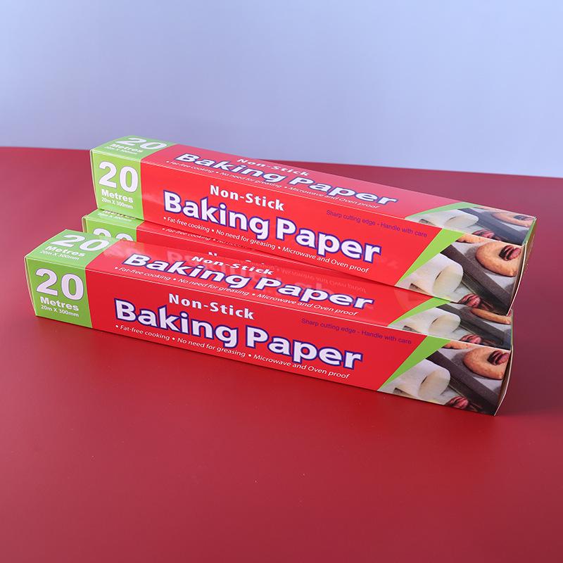 Rola Hârtie de Copt Rezistentă la Ulei din Silicon pentru Cuptor & Barbecue, 20m