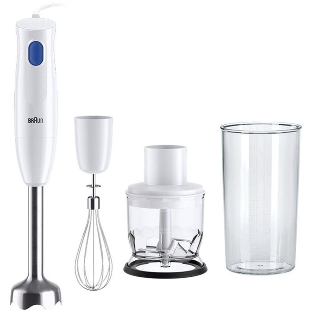 Mixeur plongeant - BRAUN - MultiQuick 1 MQ10.202M - 450 W - 1 vitesse - Blanc