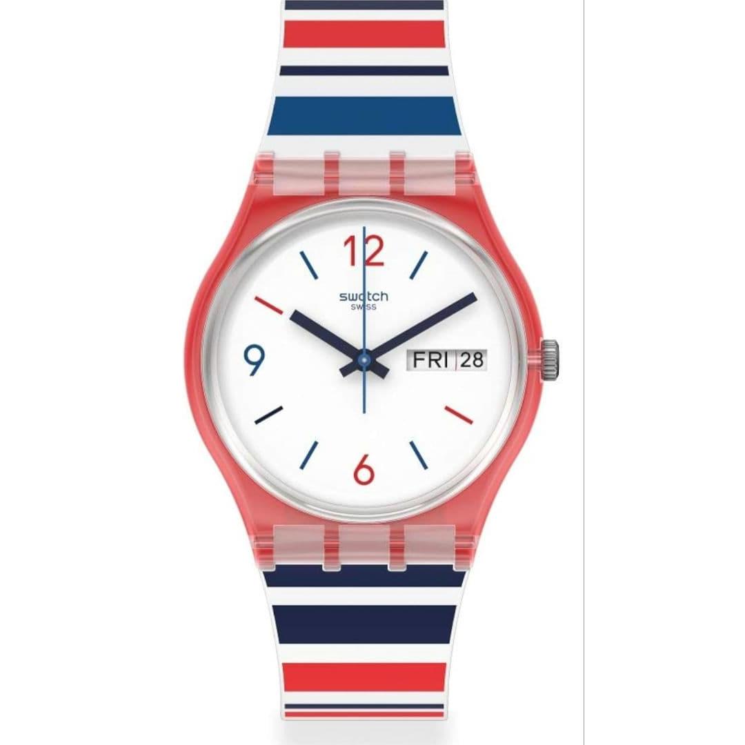 Used Swatch Gent Swiss Quartz Silicone Strap 16 GR712