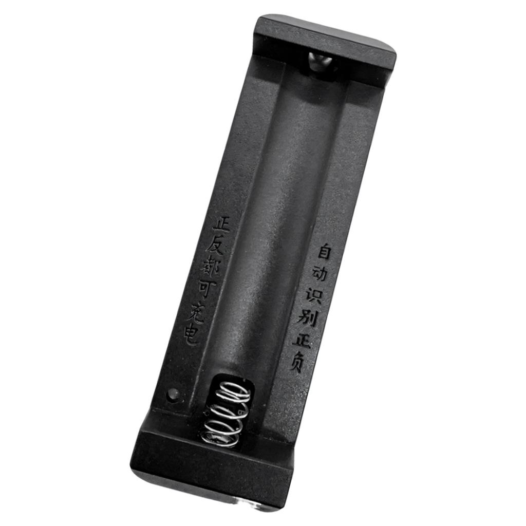 Travel 18650 Battery Charger Slot With Overcharge Protections Wide Voltages Support For 14500 16340 18500 Cells