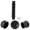 Universal Car Air Filter Hose Hood Air Intake Pipe Motorcycle Air Ducting Hose Tube Black Flexible Filter Pipe