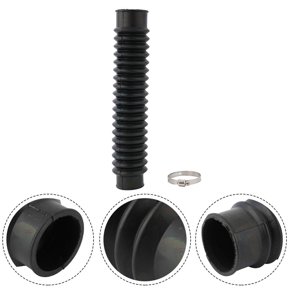 Universal Car Air Filter Hose Hood Air Intake Pipe Motorcycle Air Ducting Hose Tube Black Flexible Filter Pipe