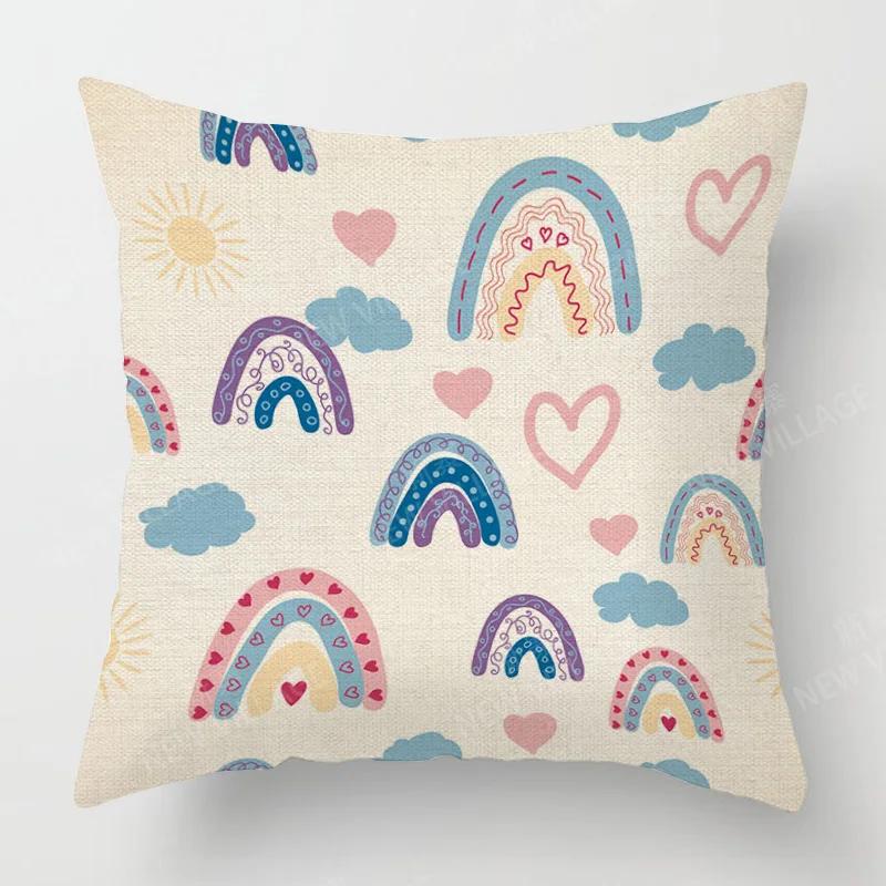 

Modern Home Living Room Decor Throw Pillow Covers Cushion sofa 35x35cm 40x40 60x60cm 45x45cm 40*40cm pillowcase rainbow cute 16x16in 40x40cm