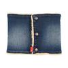 ARAIYAN Denim Neck Warmer AF14009-320 Dark Color, Made In Japan, Warm Denim Fabric