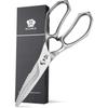 WILDMOK Kitchen Scissors - Heavy Duty 8.8 Inch Multi-function Stainless Steel Shears, Ultra Sharp All Purpose Scissors