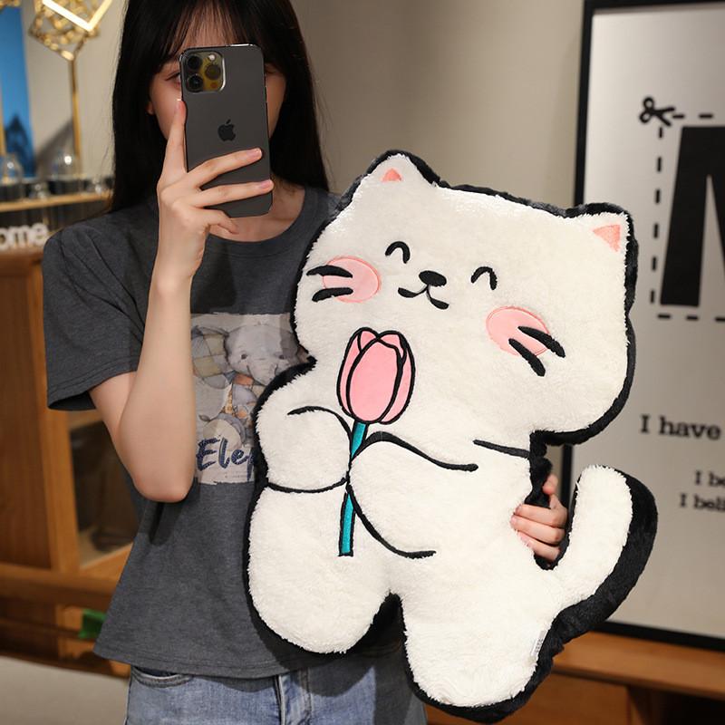 West Highland Cartoon Dog Plush Toy Pp Cotton Filling Couch Decor Kids Room
