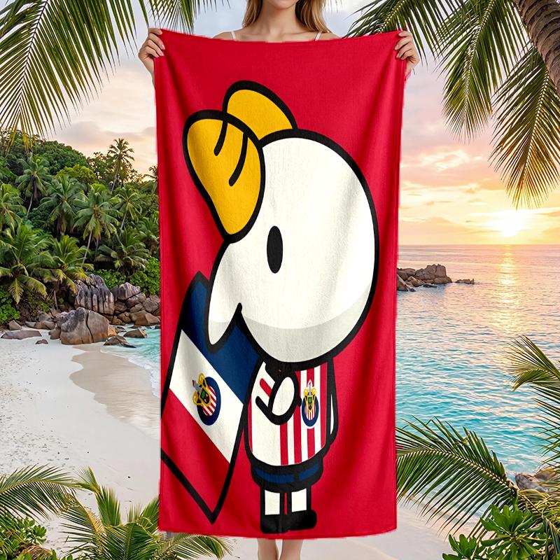 Usa Fc Fashion Beach Towel: Ideal for Summer Adventures Soft, Absorbent and Quick Drying Suitable for Swimming and Bathing