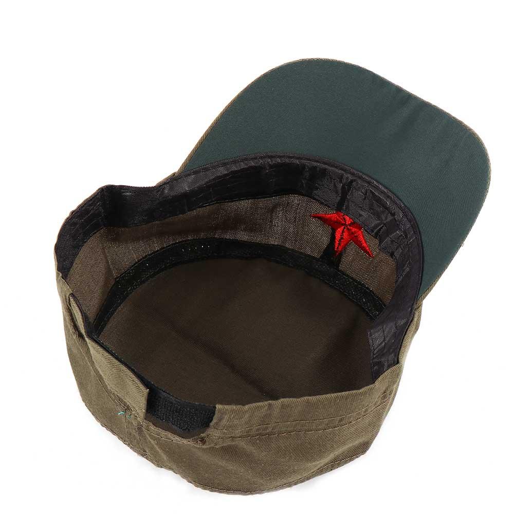 Cadouri Retro Vintage Unisex Pânză Bumbac Pălării Militare Verde Plat Patrulă Armată Șapcă
