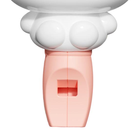 Kids Cartoon Animal Whistle Toy with Lanyard Toddlers Boys Girls Educational Rabbit Pig Bear Whistle Sound Maker Musical Instrument Toy