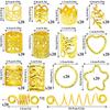 260 Piece Set, Wig Accessories, Braids, Hair Accessories, Gold Dirty Braids, Hair Extensions, Personalized Trendy Accessories