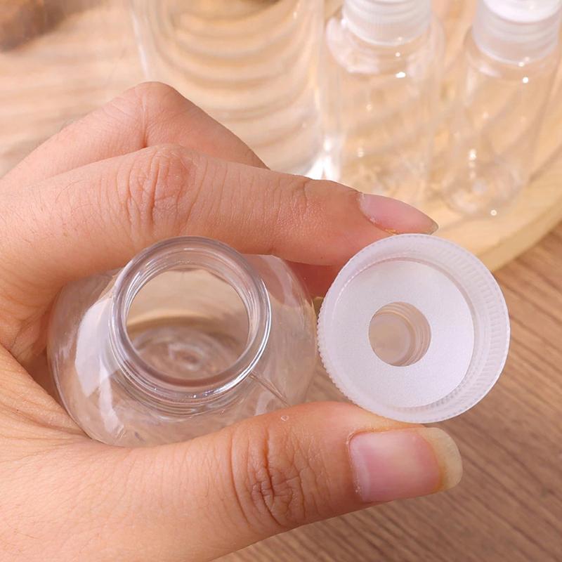 5Pcs Transparent Condiment Squeeze Bottles Jam Bottles Non-Drip Oil Liquid Dispenser Bbq Sauces Oil Container Cooking Gadget