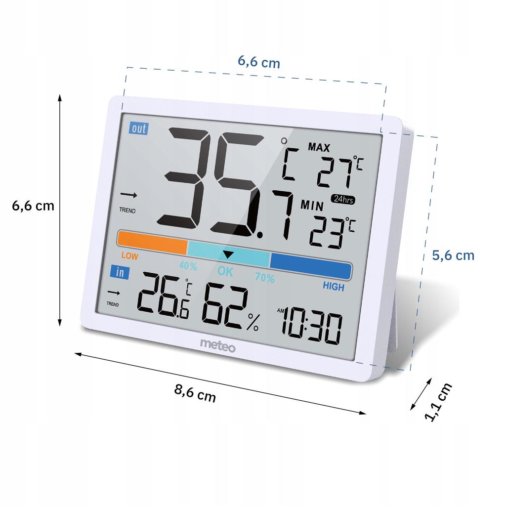 Digital Weather Station Thermometer Meteo Sp109