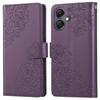 For Samsung Galaxy A05 4G Case Rose Flower PU Leather Wallet Phone Cover with 3 Card Slots