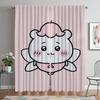 Chiikawas Partition Home Interior Curtains for Camera Living Room Curtain Shades Halloween Decoration Tulle for Bedroom Kitchen