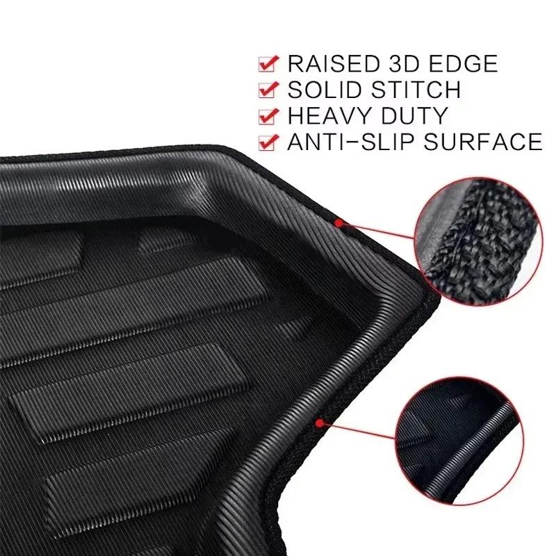 For Lynk & Co 01 CX11 2017~2023 Luggage Liner Tray Waterproof Anti-scratch Floor Pad Car Rear Trunk MatAuto Accessories Tool