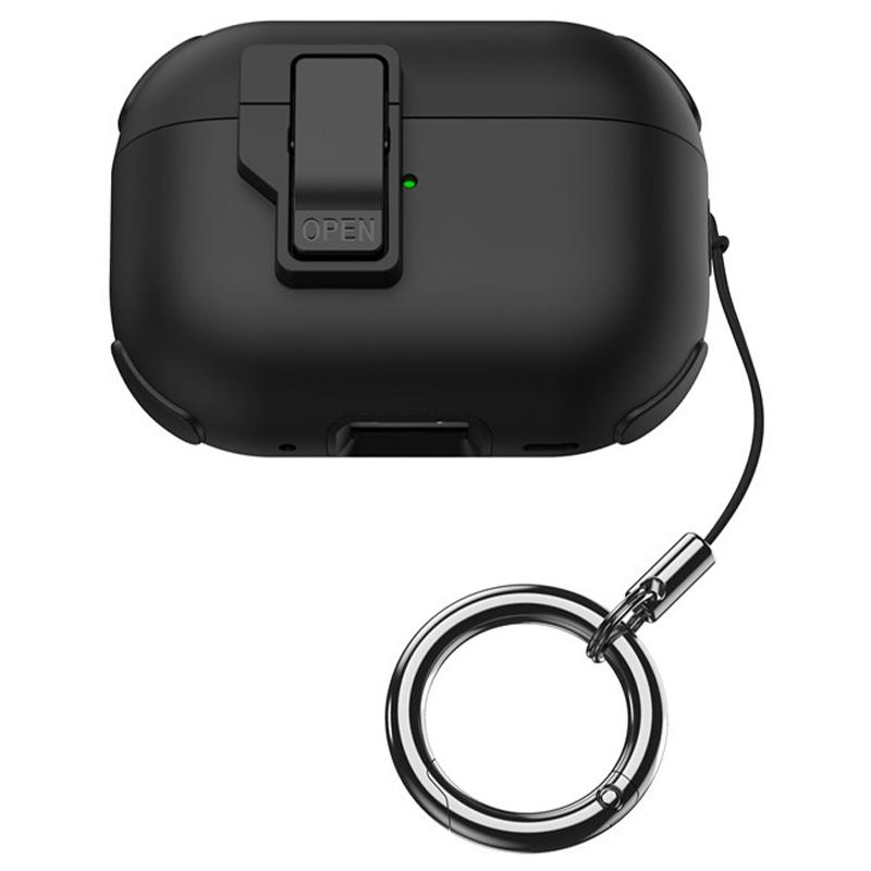 For AirPods Pro 2 Wireless Earphone Snap-On Lid Design Case TPU+PC Protective Cover