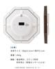 CASIO Wall Wood Grain Step Second Nighttime Second Hand Dark Japanese Style Clock, Radio-Controlled, Finish, Hand, Stop, Brown, Room, IQ-1023J-5JF
