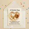 Heart Shaped Sport-Themed Pocket Hug Collection with Gift Card Football Soccer Pocket Hug Gift for Friends Family Colleagues