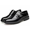 Fashion Italian Men Genuine Leather Business Shoes Thick-soled Outdoor Casual Leather Formal Shoes Fashion Slip-On Walking Oxford Shoes