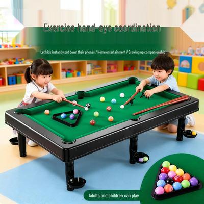 Kids' Indoor Mini Billiards Table: Parent-Child Interactive Educational Toy Gift