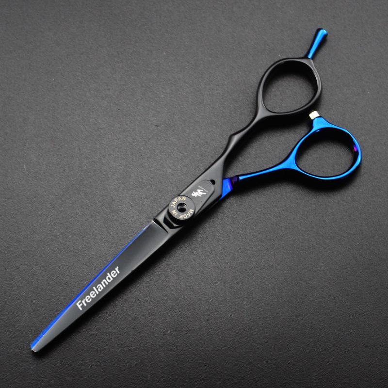 New 6.0" God Walker Hairdressing Scissors - Black/Blue, Barber, Straight, Bangs & Thinning Options.