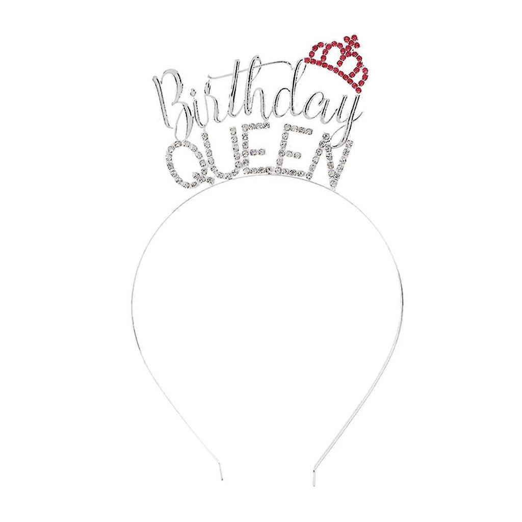 Birthday Crowns for Women, Birthday Queen Rhinestone Tiara, Happy Birthday Queen Headband, Birthday Crown for Girls Tiaras